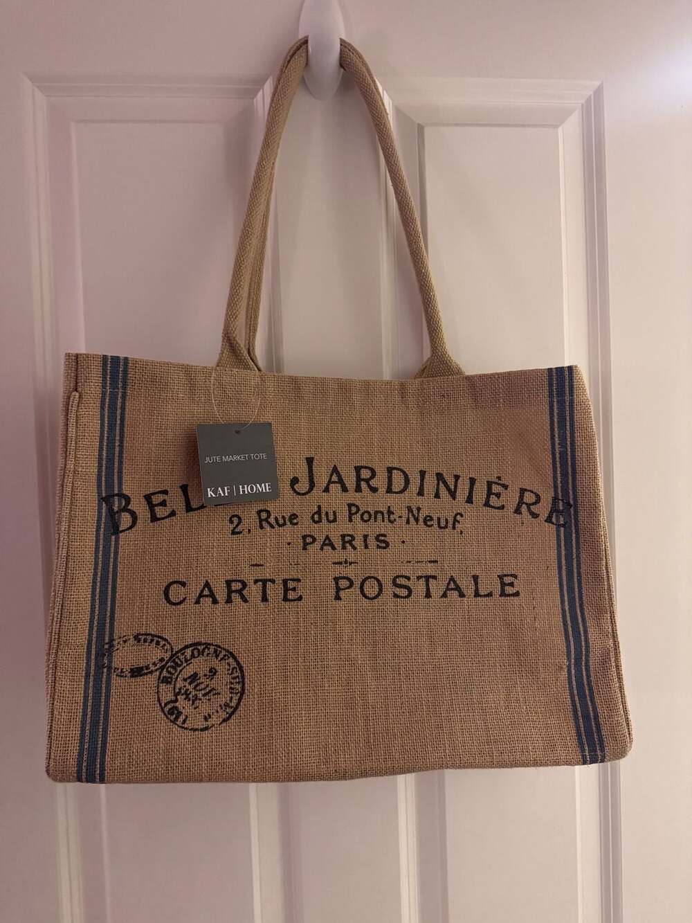 Kaf Home Belle Jardiniere Jute Market Tote Bag